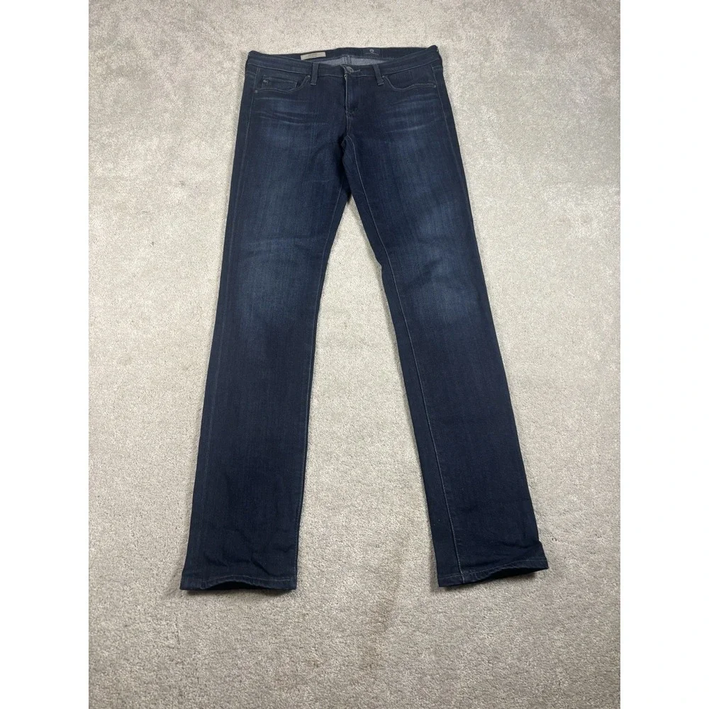 AG Adriano Goldschmied Jeans The‎ Stevie Slim Straight Dark Wash Womens Sz 26R
